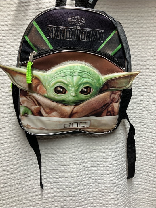 Star Wars Other - Star Wars The Mandalorian Kids Backpack - Green & Black